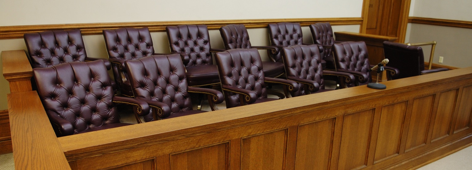 photo of jury box